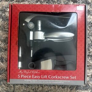 5 Piece Easy Lift Corkscrew Set